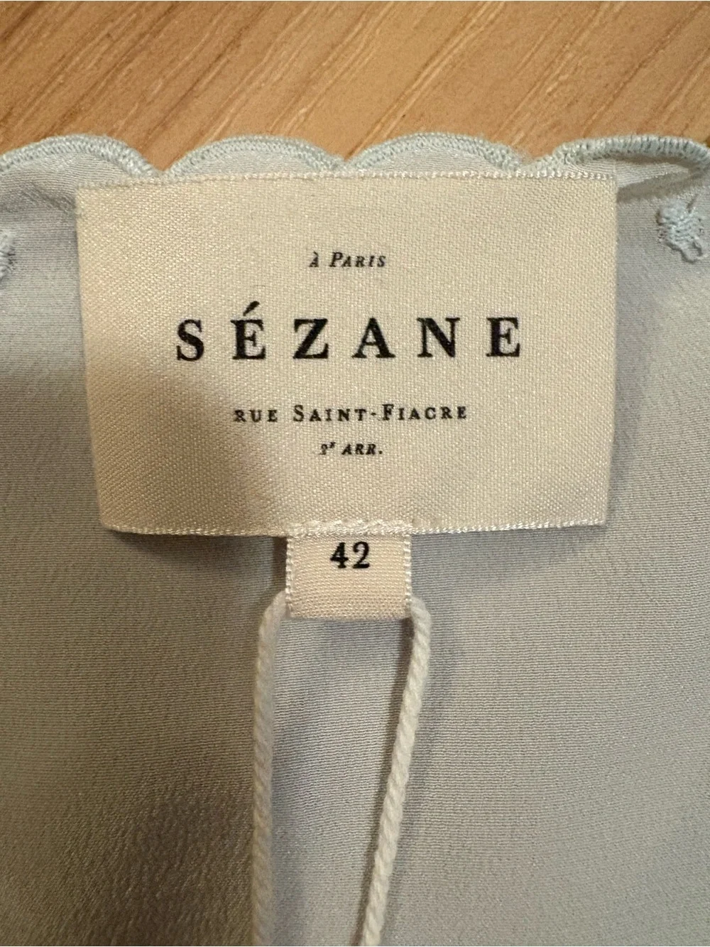 Sezane Athenee Vert D'eau Cami - Picture 2 of 5